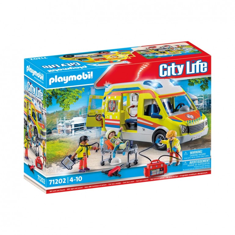 AMBULANCIA CON LUZ Y SONIDO 71202