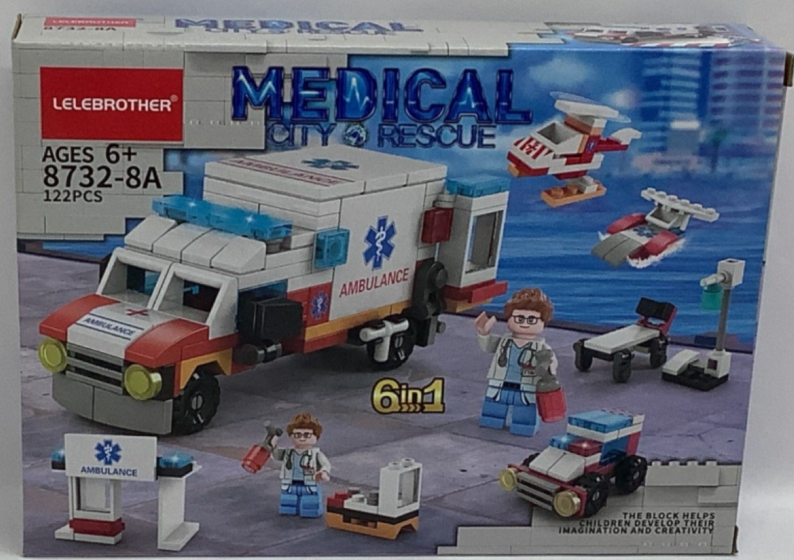 AMBULANCIA PIEZAS CONSTRUCCION 1282