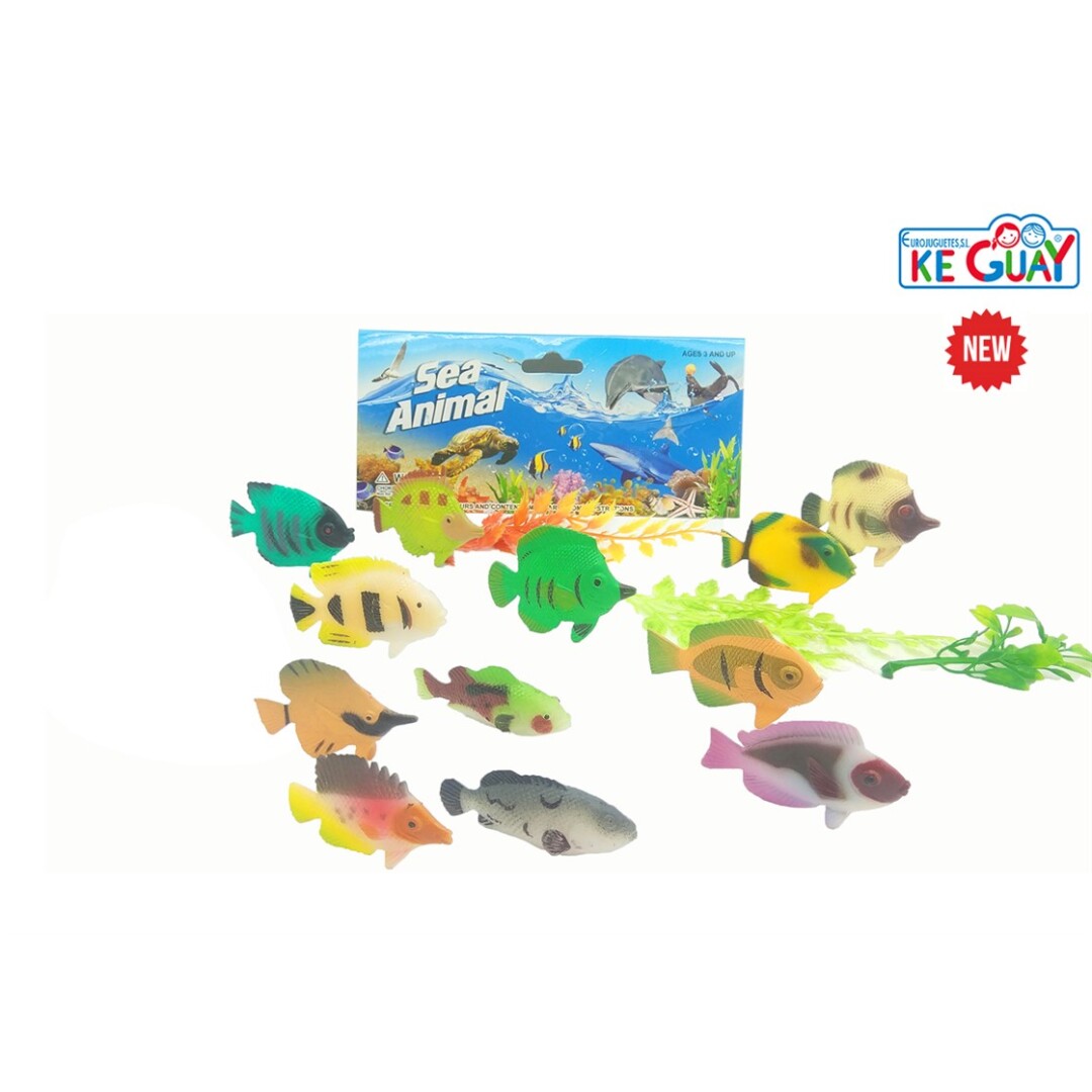 ANIMALES 62322 PECES 12PCS