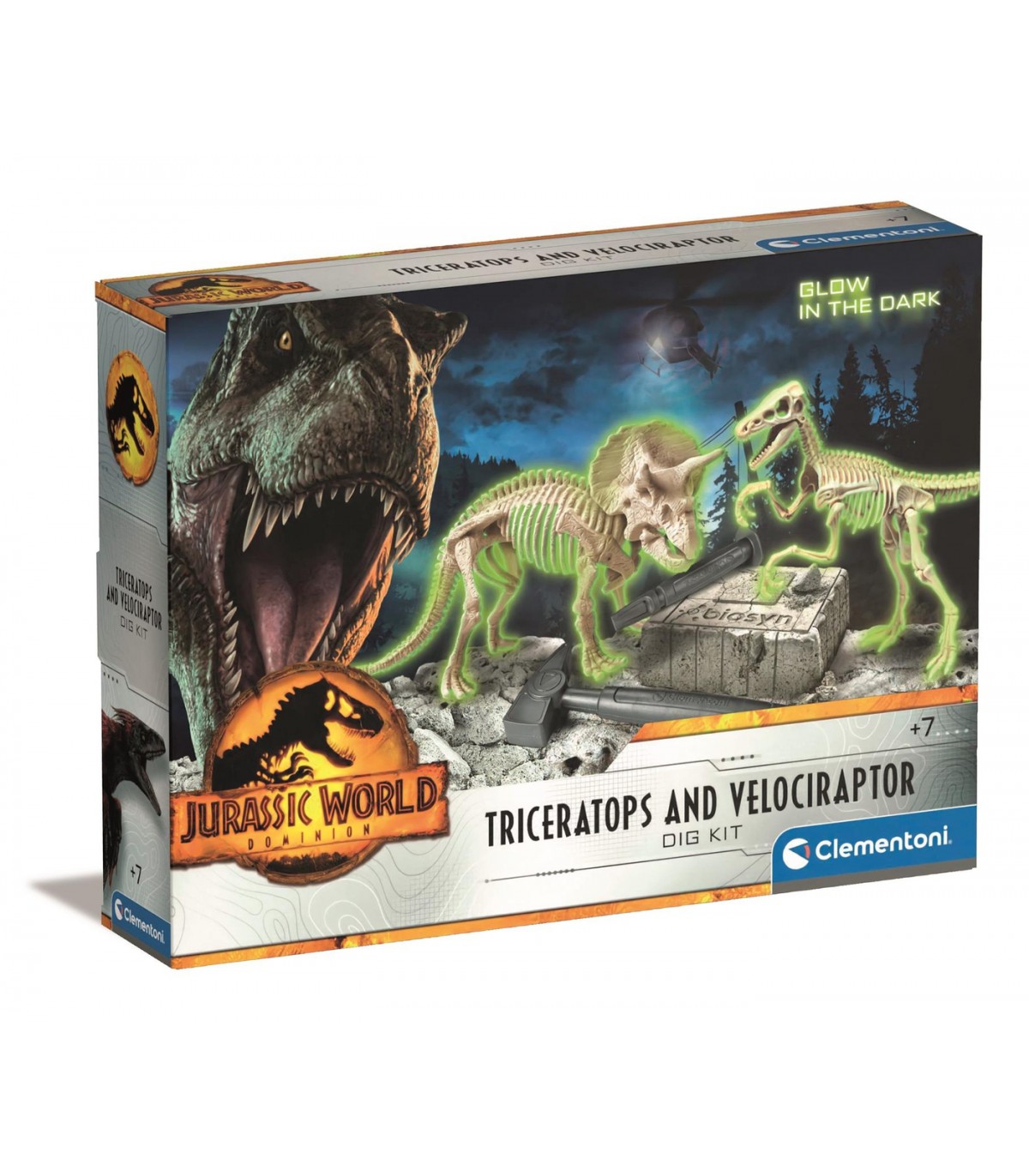 ARQUEOJUGANDO 19289 VELOCIRAPTOR + TRICERATOPS JURASSIC (INTER22)