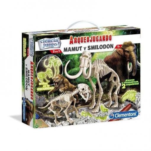 ARQUEOJUGANDO 55053-55034-65524-55544 SMILODON FOSFORESCENTE