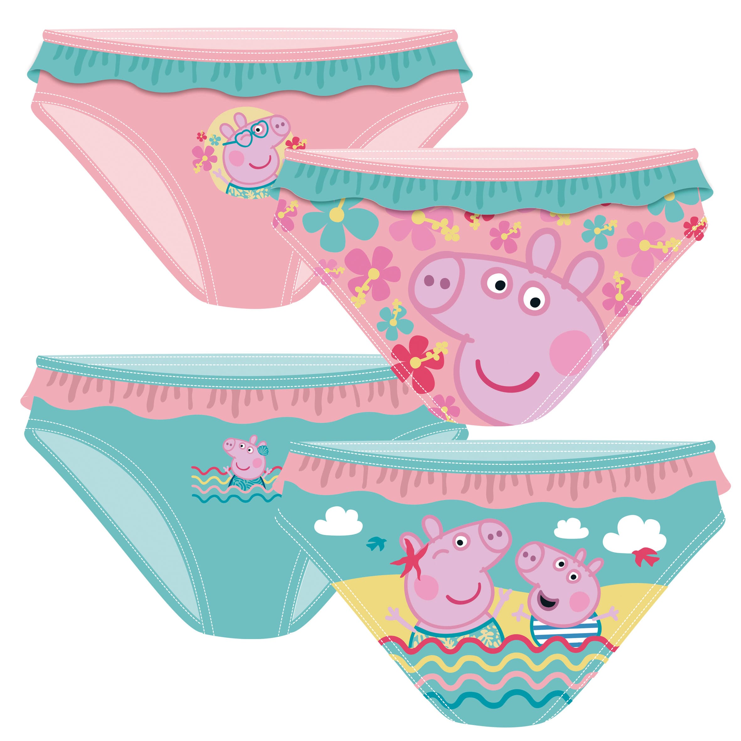 BAÑADOR SLIP PEPPA PIG PP15872 2-4-6**