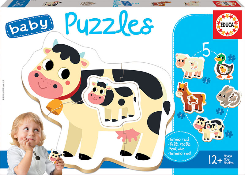 BABY PUZZLES ANIMALES 17574 GRANJA