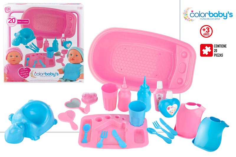 BAÑERA 43944 C/ACCESORIOS BEBE**