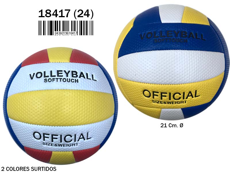 BALON VOLLEY PLAYA 2 COLORES 18417