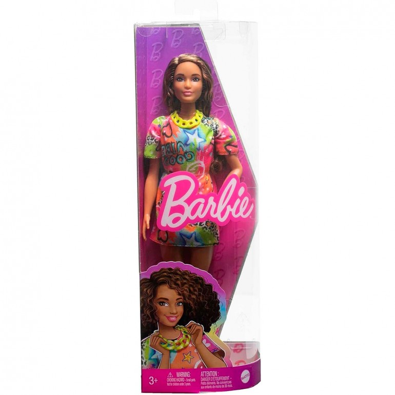BARBIE 446HPF77 FASHIONISTA CON PELO RIZADO