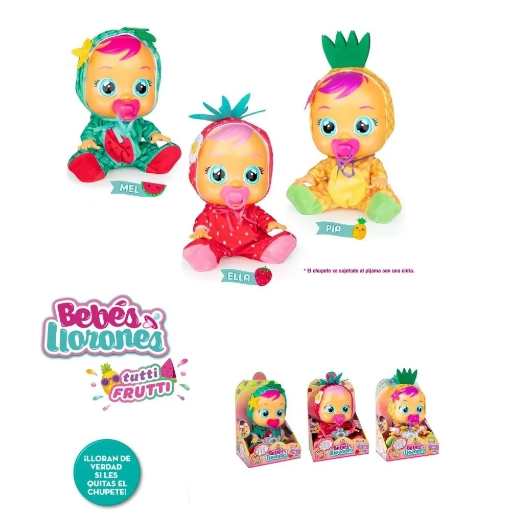 BEBES LLORONES 83799 TUTTI FRUTTI WAVE 1 AS 3**(MG23)
