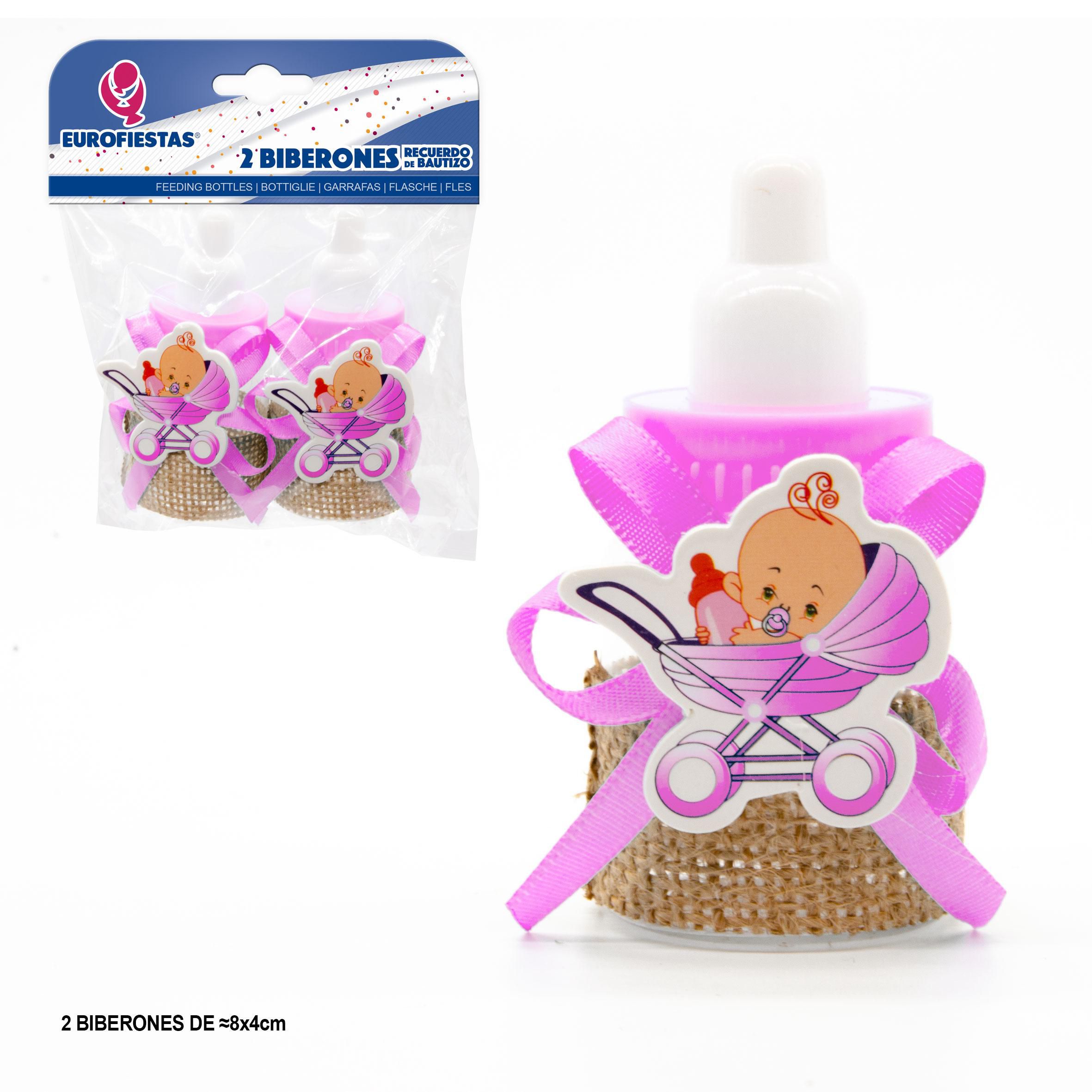 BIBERON BEBE 92008 CARRITO ROSA