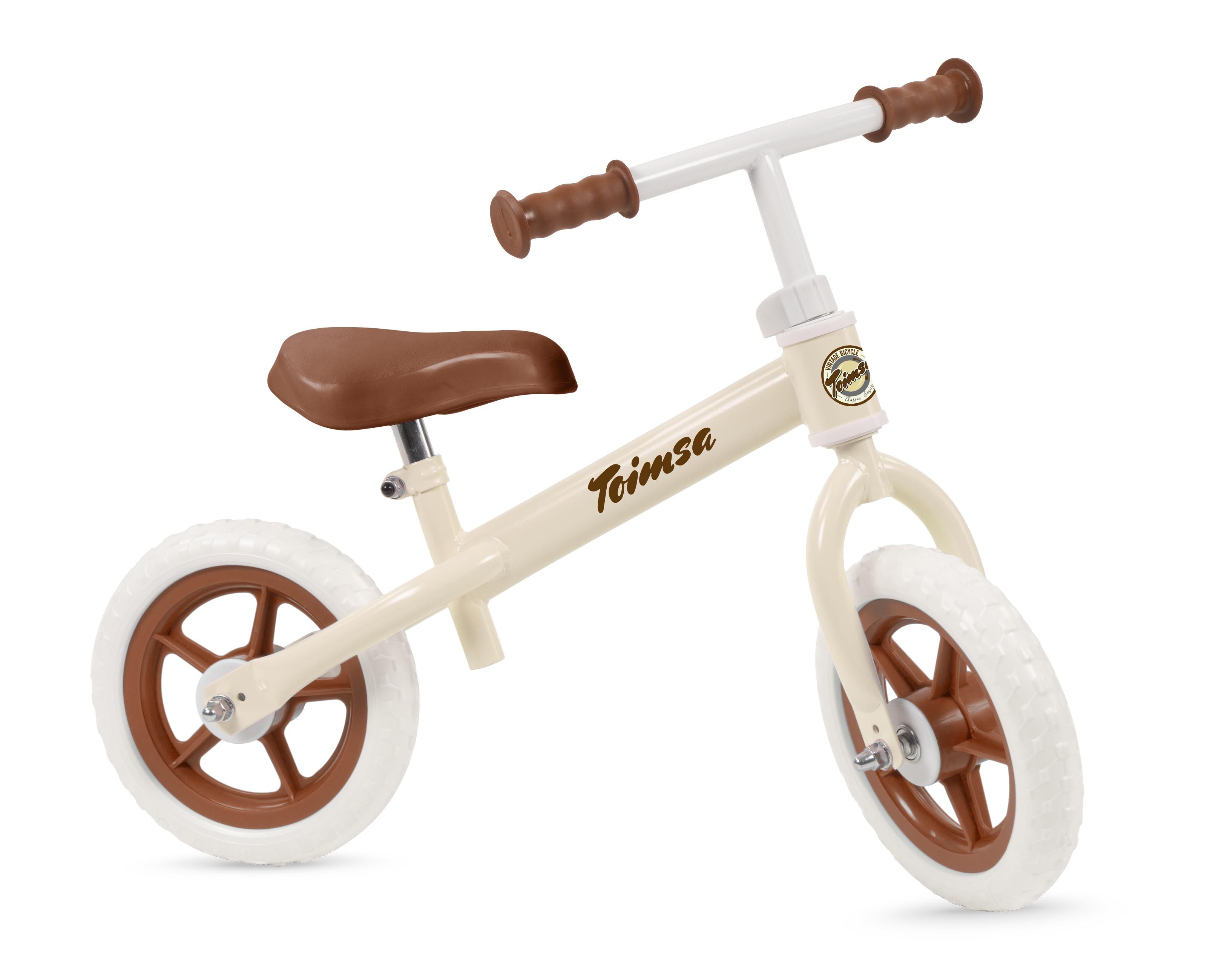 BICICLETA 115 SIN PEDALES 10" BEIGE VINTAGE