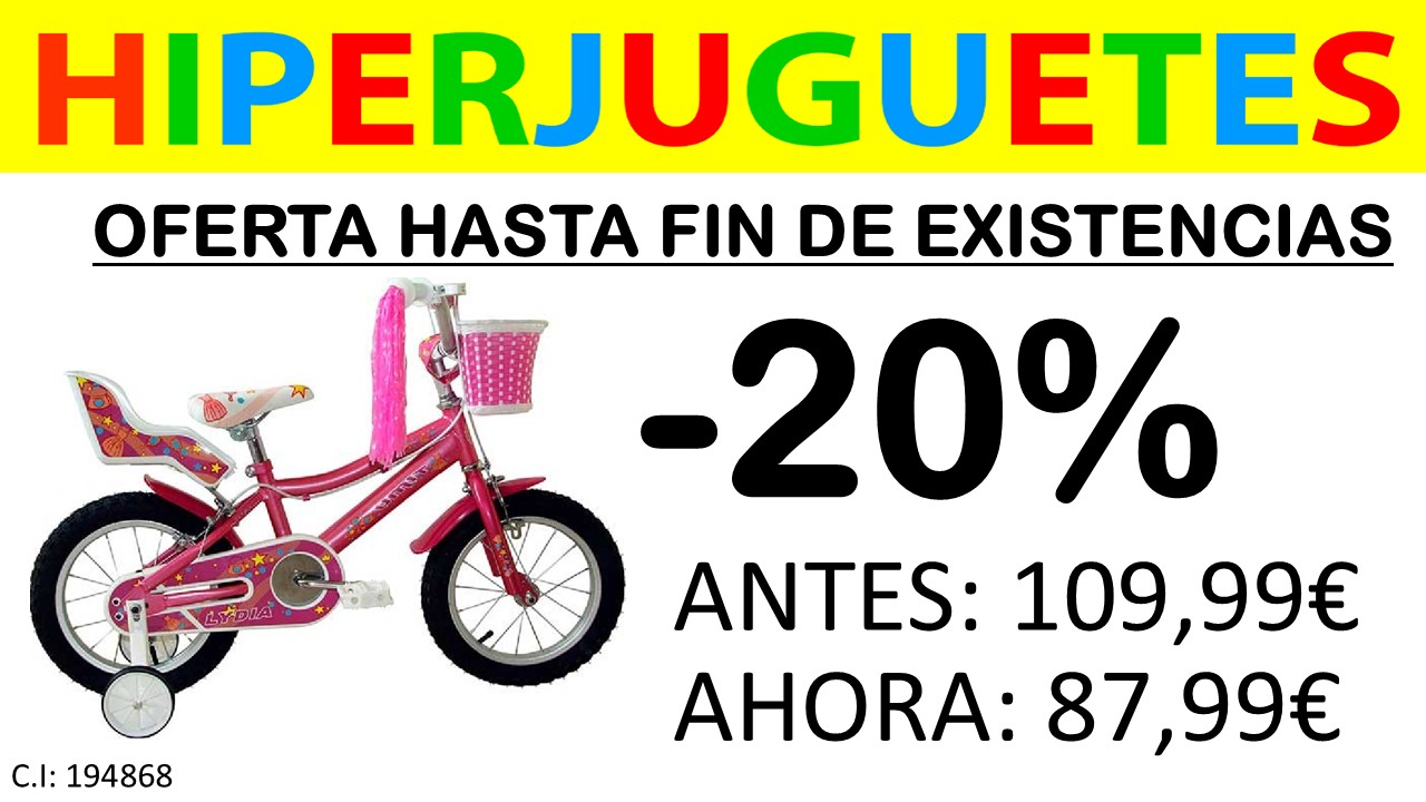 BICICLETA J1461 14" LYDIA