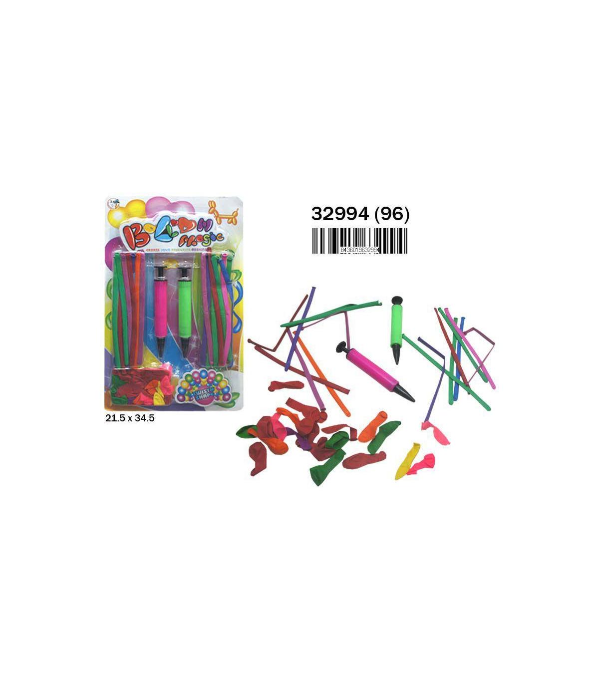 BLISTER GLOBOS 32994 + 2 INFLADORES