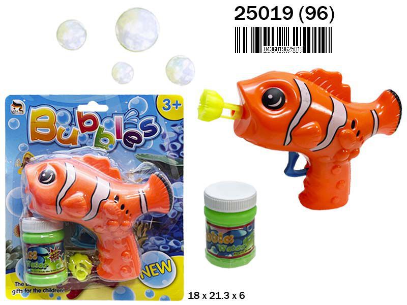 BLISTER PISTOLA POMPAS 25019 PEZ PAYASO