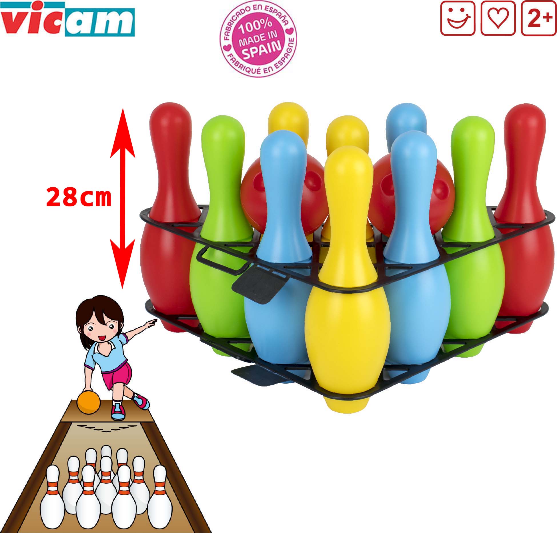 BOLOS 28 CM 10PCS + 2 BOLAS 81