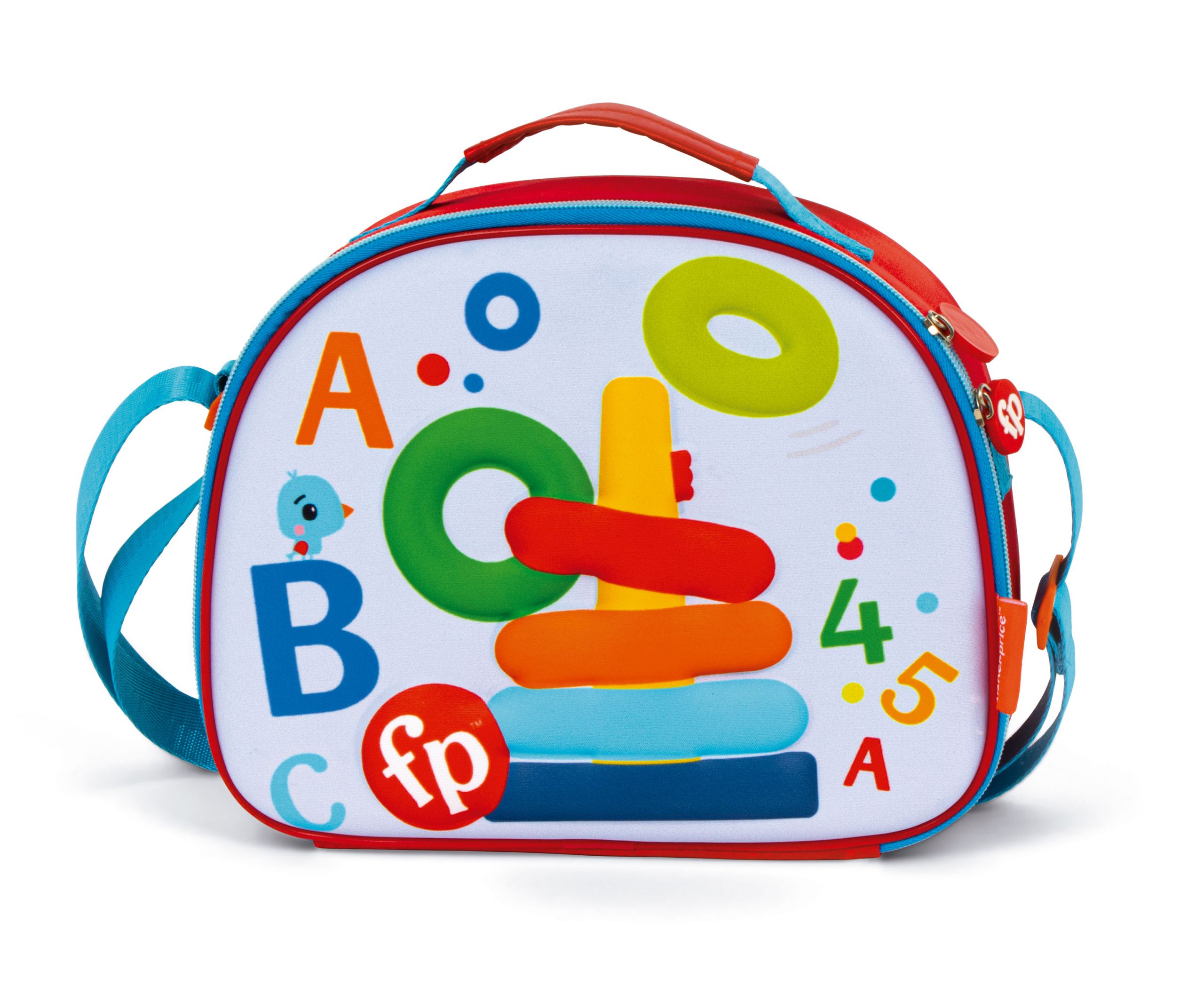 BOLSA DE ALMUERZO 3D FP15336 FISHER PRICE 26X21X11CM