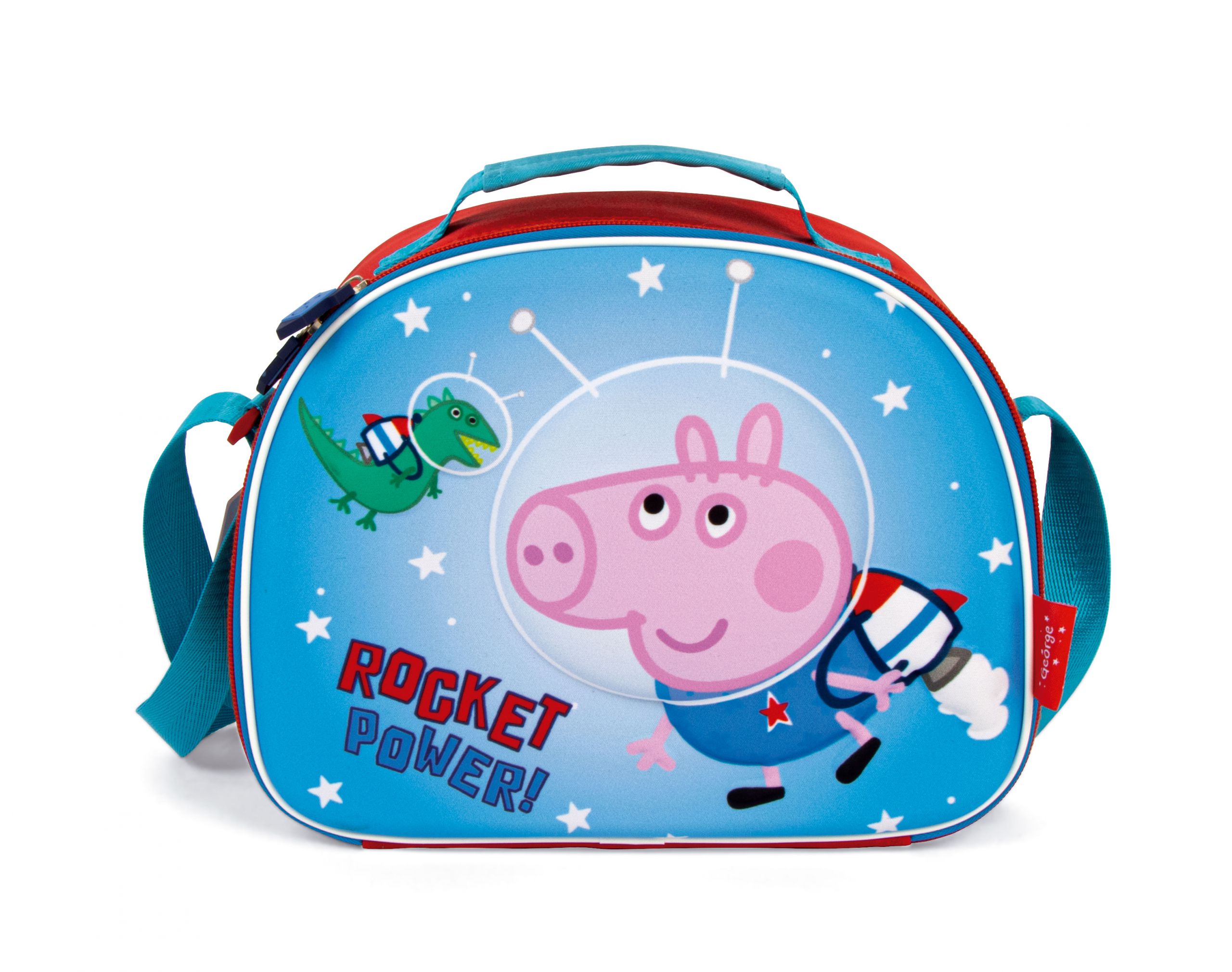 BOLSA DE ALMUERZO 3D PP15309 GEORGE 26X21X11CM