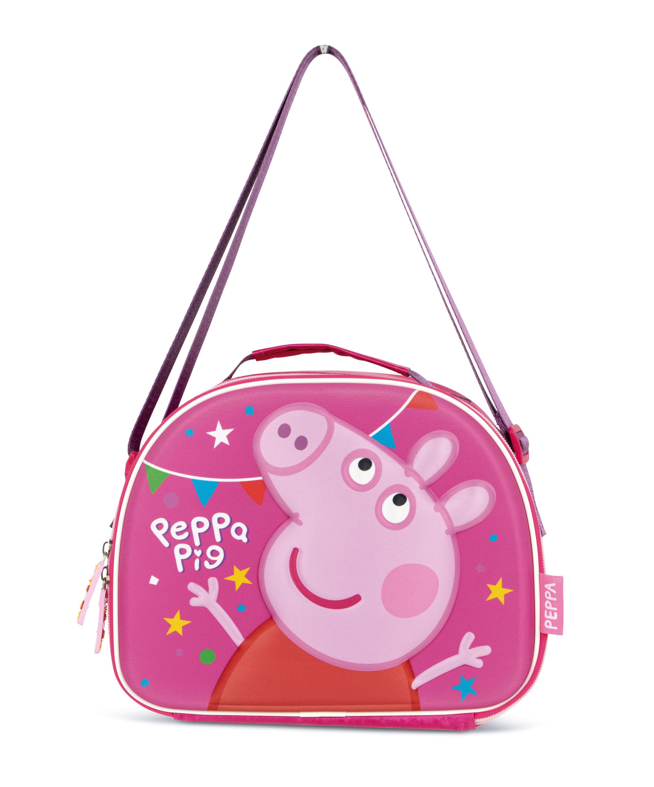 BOLSA DE ALMUERZO 3D PP16438 PEPPA PIG 26X21X11CM
