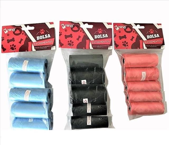 BOLSA EXCREMENTOS 5X15UDS 23X30CM 1937-100-05