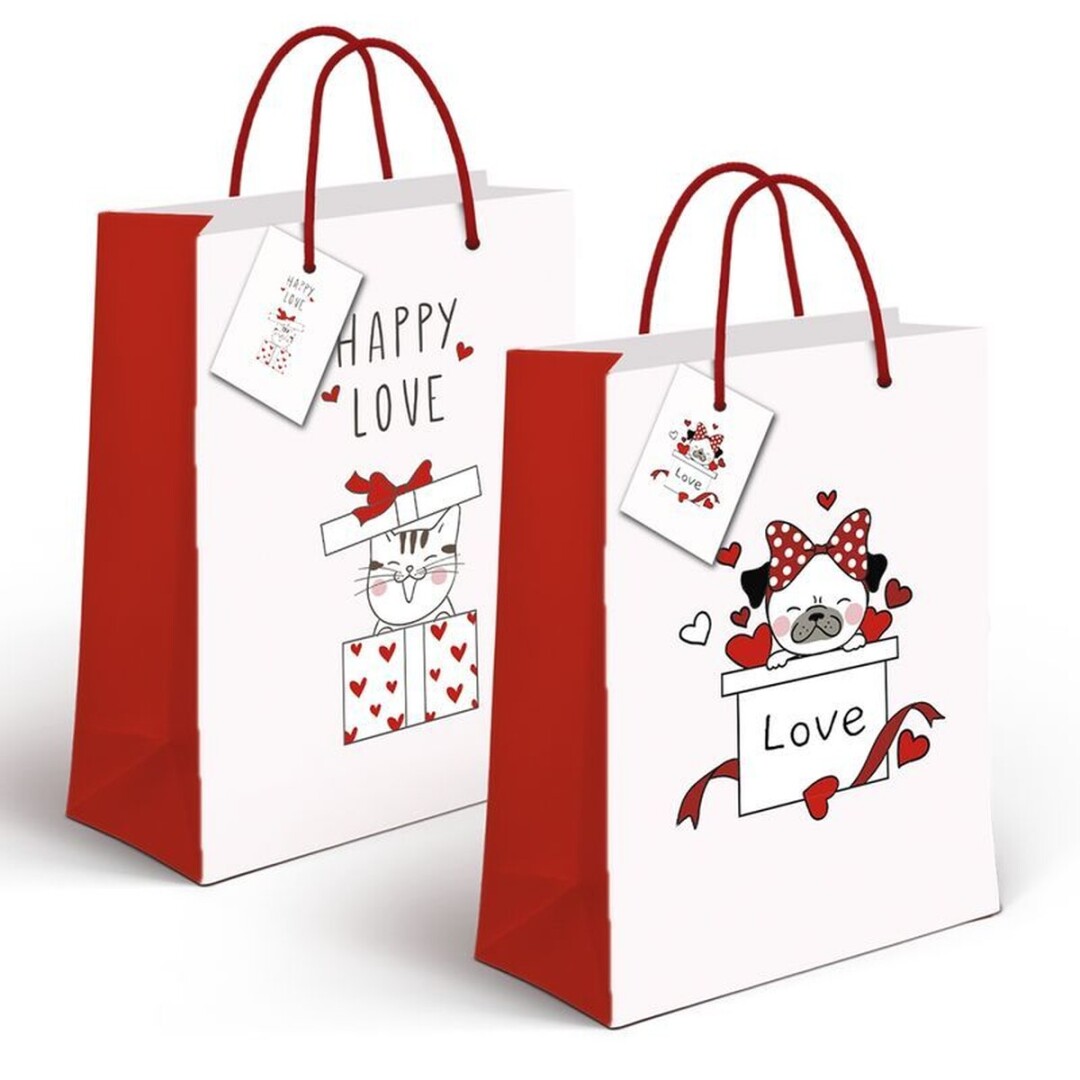 BOLSA PAPEL XL LOVE MASCOTAS 2M 2185640