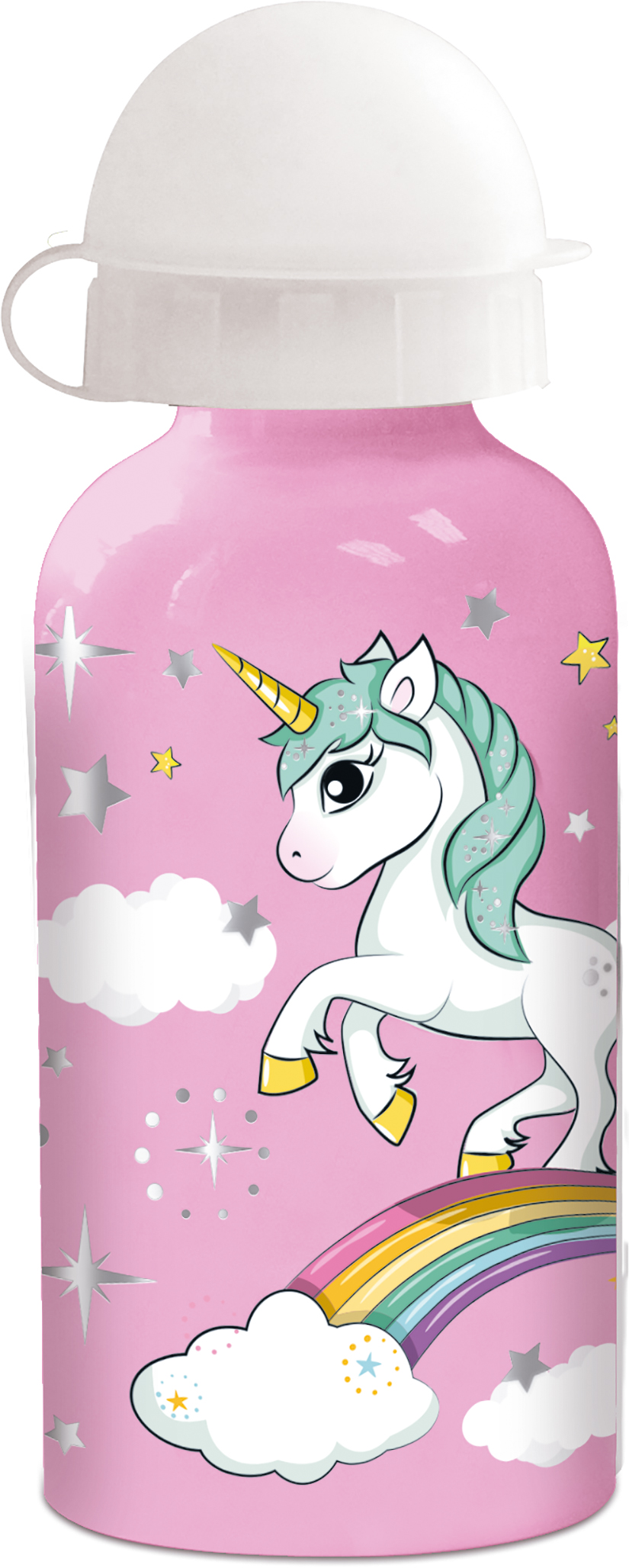 BOTELLA ALUMINIO 9711 400ML UNICORN