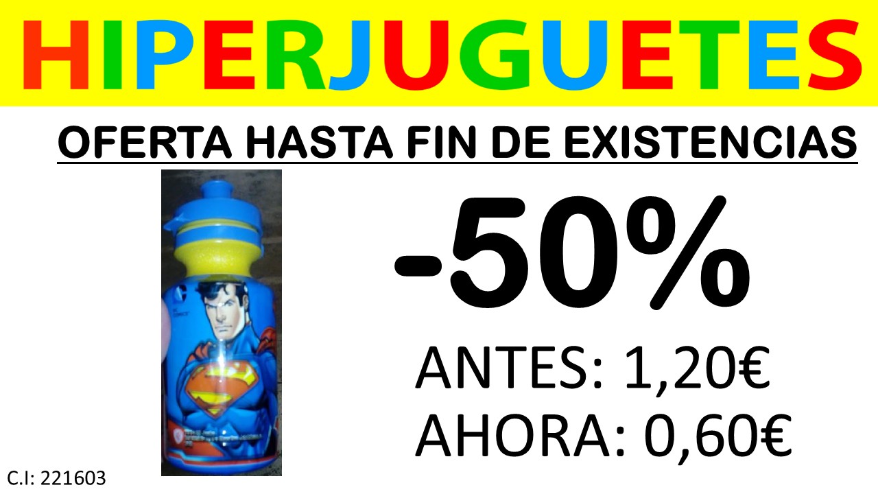BOTELLA STD SPIDERMAN BATMAN...***