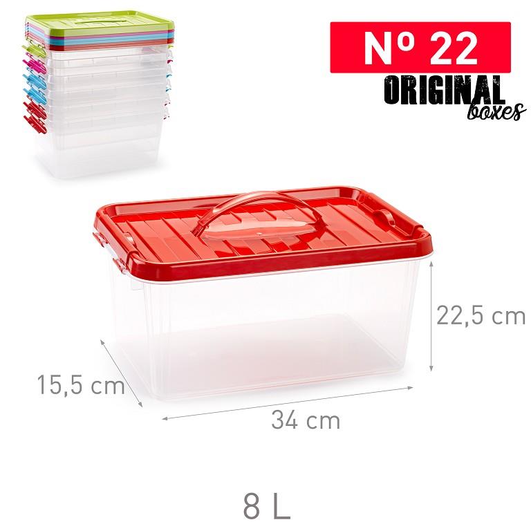 CAJA Nº22 1156705 8L CON ASA COLOR