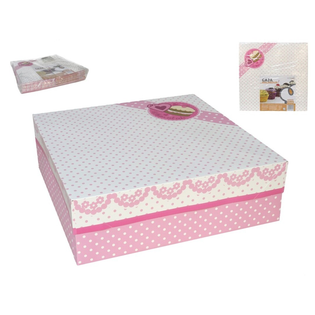 CAJA PARA PASTELES 31CM PAPEL