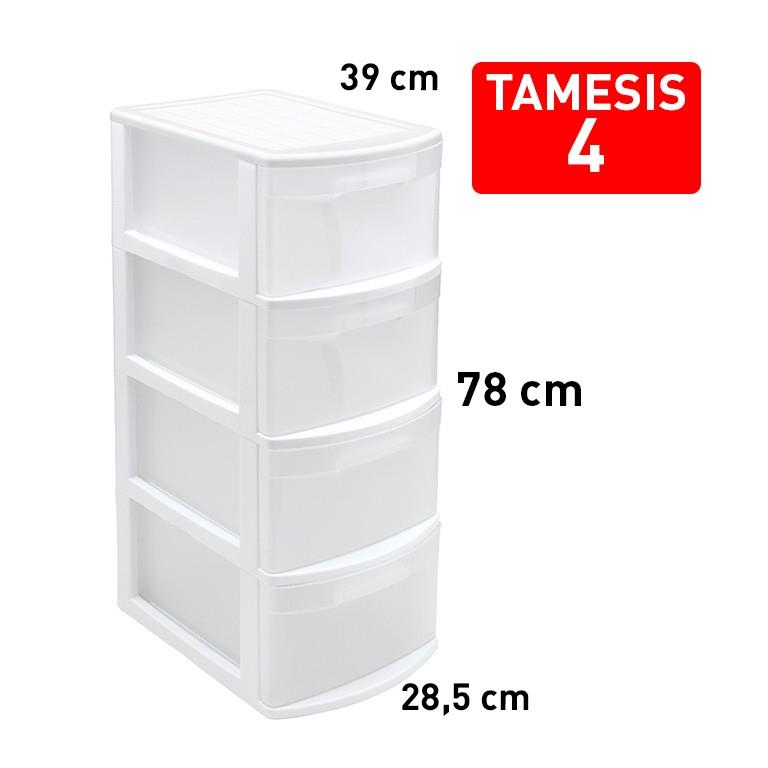 CAJONERA TAMESIS 1113001 4 CAJONES BLANCOS