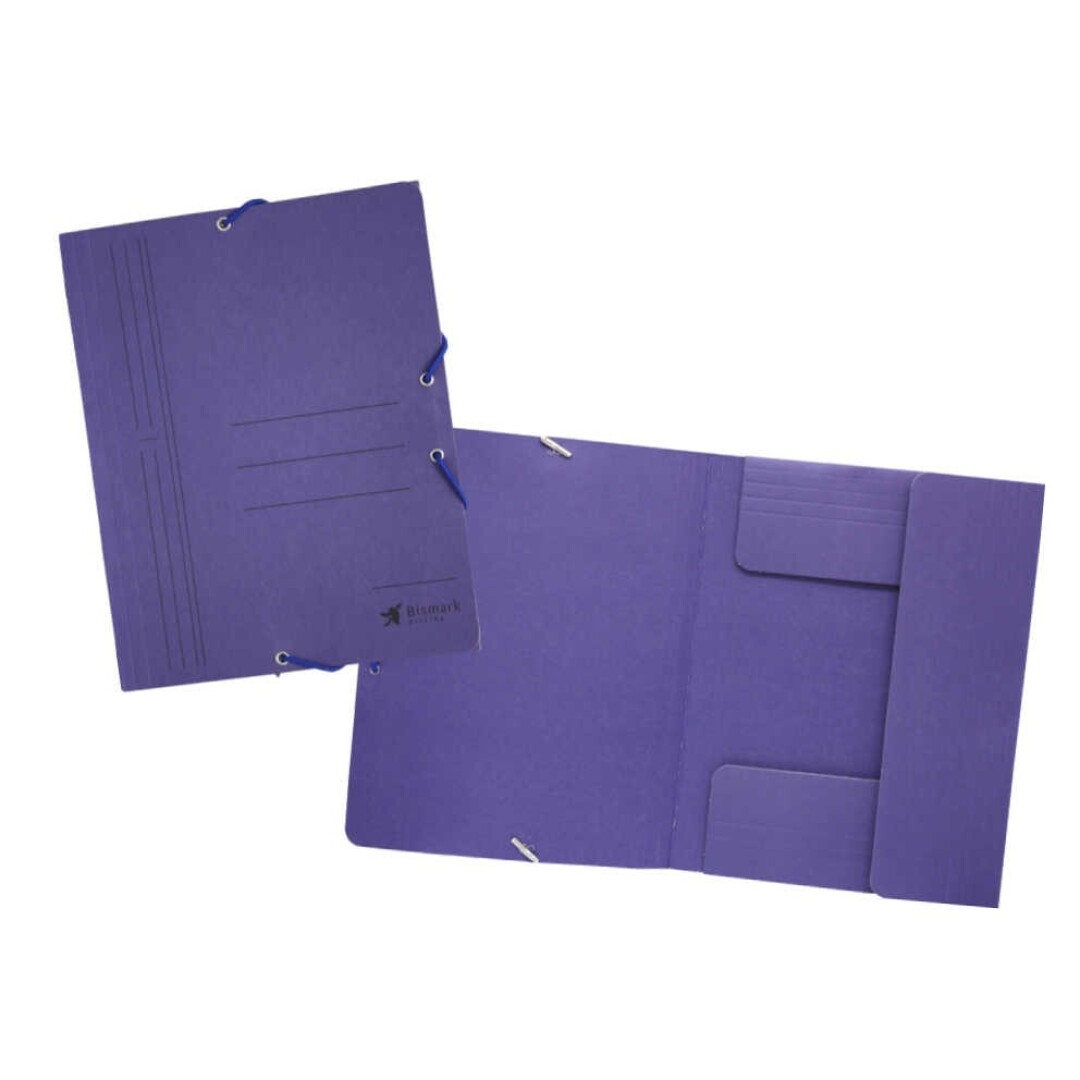 CARPETA CARTON 315999 GOMAS Y SOLAPAS 4º AZUL