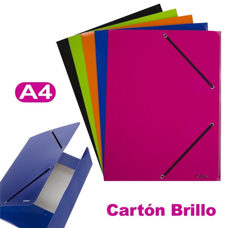 CARPETA SOLAPAS CARTÓN BRILL.6C.SURT 86490399