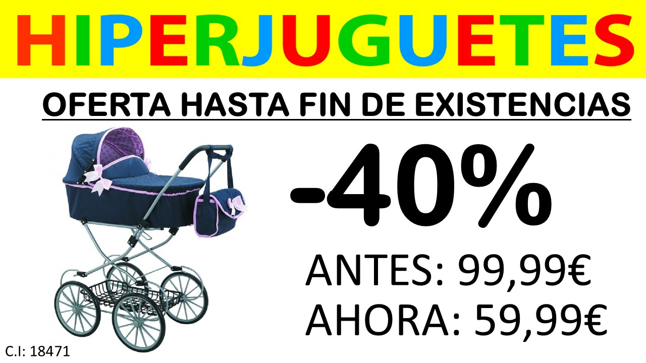CARRO 2015-0887 MUÑECA AZUL MARINO 69,5X42X89CM