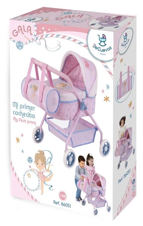 CARRO MI PRIMER COCHE DE MUÑECA 86051 GALA 56X35X50CM