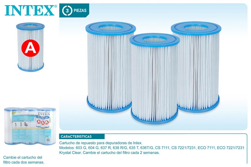 CARTUCHOS 56902 FILTROS TIPO A
