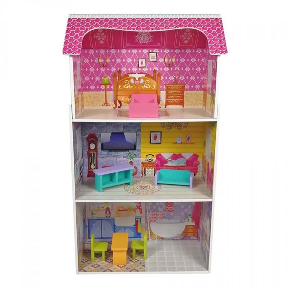 CASA MUÑECA 1115-W08012 DE MADERA