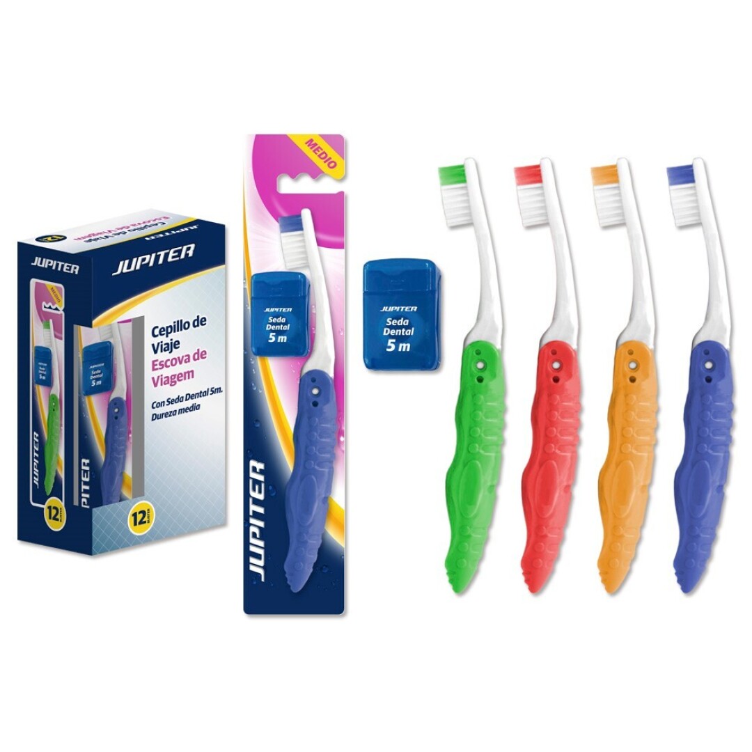 CEPILLO DIENTES 328188 PLEGABLE VIAJE + SEDA DENTAL 5MTS