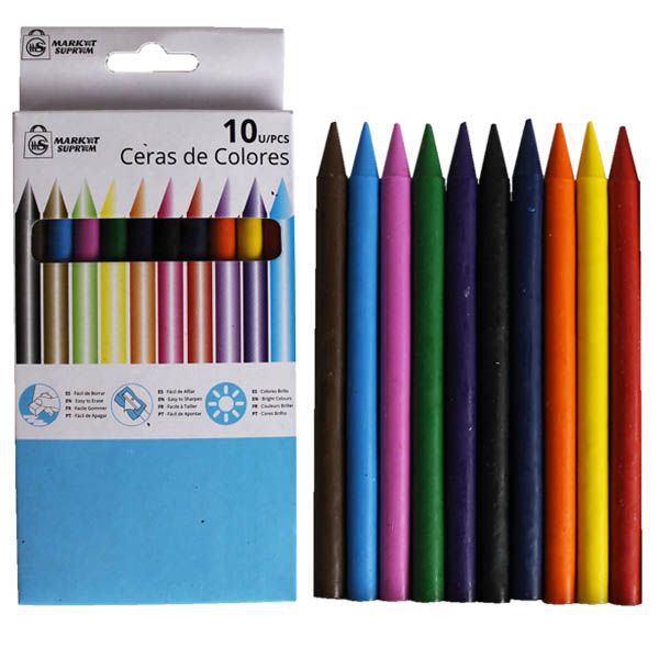 CERAS 44528 DE COLORES 10UDS