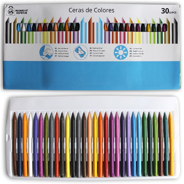 CERAS DE COLORES 44529 30UDS