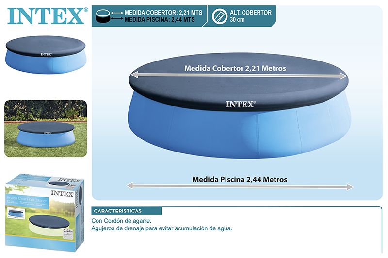 COBERTOR PISCINA 58939 EASY SET 244 CM