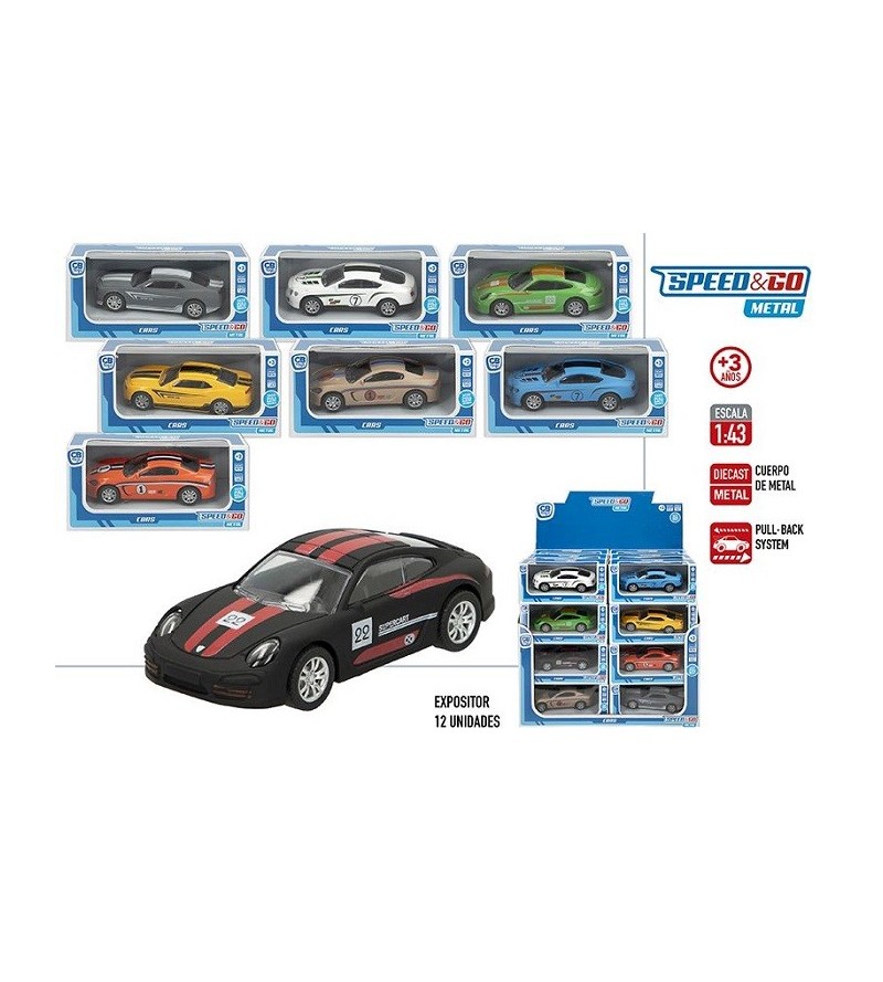 COCHE 45637 1:43 SPEED & GO METAL