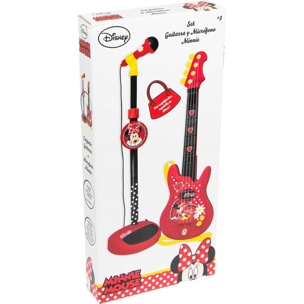 CONJUNTO GUITARRA Y MICRO 5267 MINNIE*