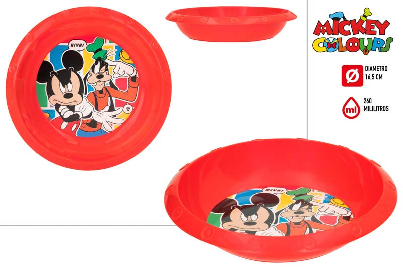 CUENCO BASIC PLASTICO MICKEY 71659
