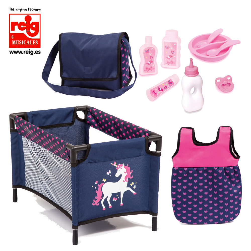 CUNA DE VIAJE CON 11 ACCESORIOS 61754AC