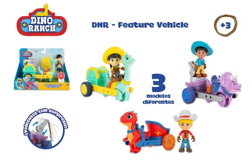 DINO RANCH DNA03000 (T) VEHICULO MAS FIGURA