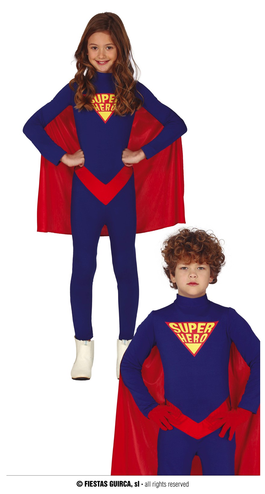 DISFRAZ 83612 SUPERHEROINA INFANTIL 5-6 AÑOS