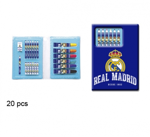 ESTUCHE 97256 20 PCS REAL MADRID **