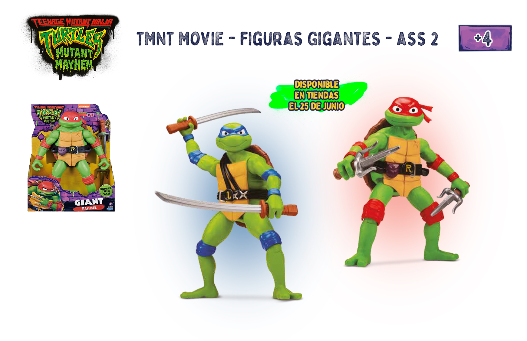 FIGURA TU801000 (T) GIGANTE TORTUGAS NINJA