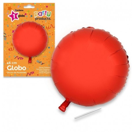 GLOBO 68431 CIRCULAR ROJO+TUBITO