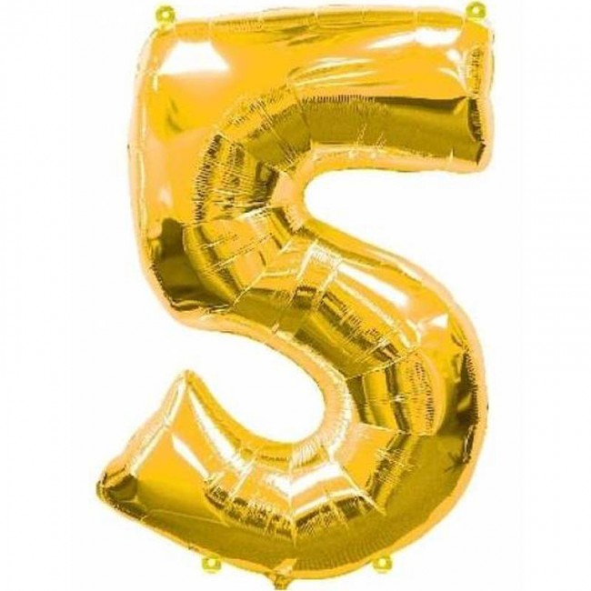 GLOBO 7155 DE POLIAMIDA 100 CM - ORO - NUM 5