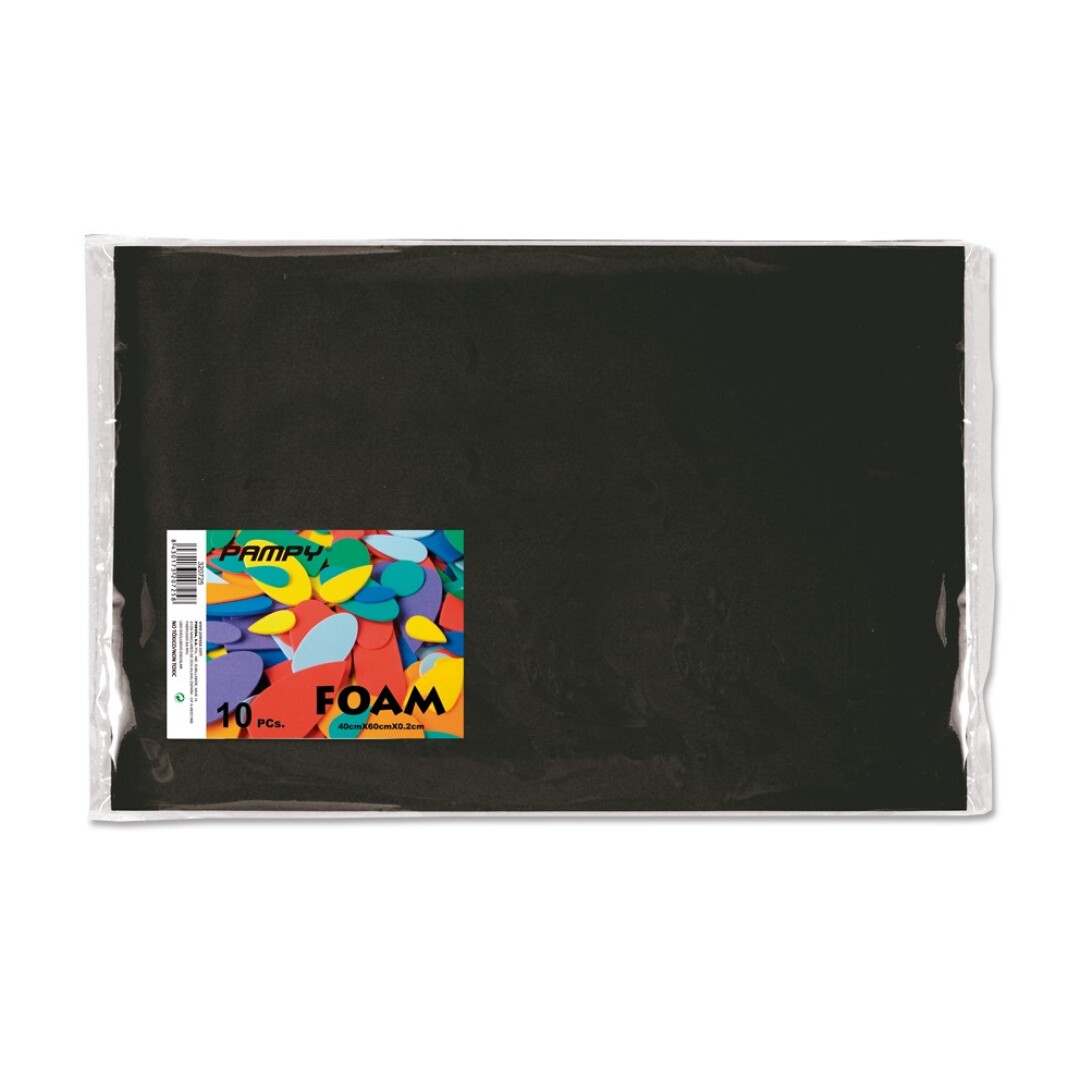 GOMA EVA 320727 MAN FOAM 40X60 CM NEGRO