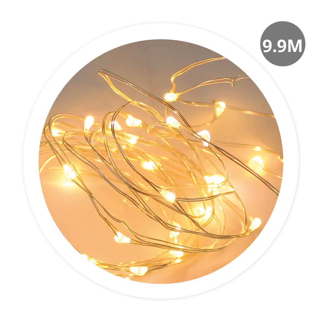 GUIRNALDA ALAMBRE 204805029 LED 9.9M LUZ CALIDA