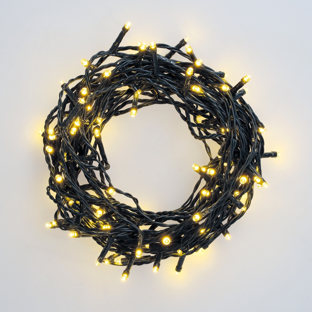 GUIRNALDA LED 10M 204600012 8 FUNCIONES LUZ CALIDA